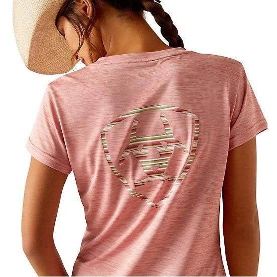 Ariat Women's Laguna Logo Short Sleeve T-Shirt - Dusty Rose