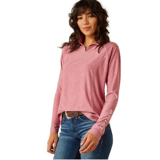 Ariat Women's Laguna 1/4 Long Sleeve Shirt - Rose Wine