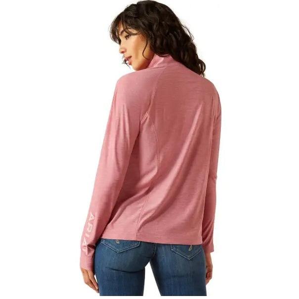 Ariat Women's Laguna 1/4 Long Sleeve Shirt - Rose Wine