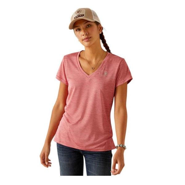 Ariat Women's Laguna Logo Short Sleeve T-Shirt - Slate Rose