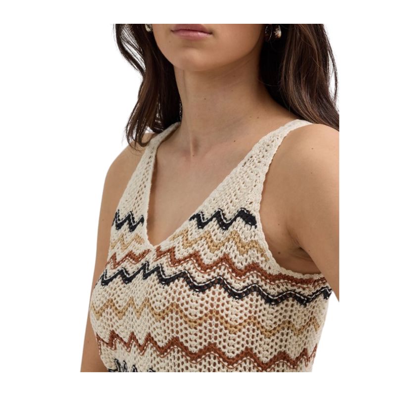Wrangler Women's Retro Vintage Tank- White/Multi