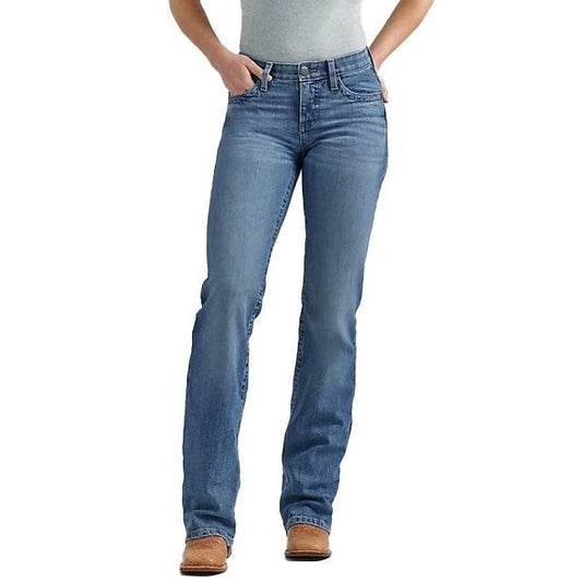 Wrangler Women's Jade Mid Rise Relaxed Ultimate Riding Jeans - Nellie