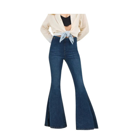 Wrangler Women's Lainey Wilson Pull On Bell Bottoms- Dark Denim Wash