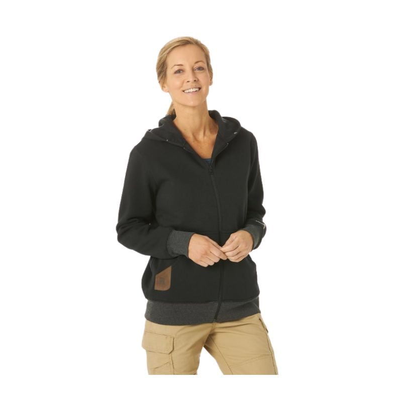 Wrangler Womens Riggs Workwear Hoodie  Black