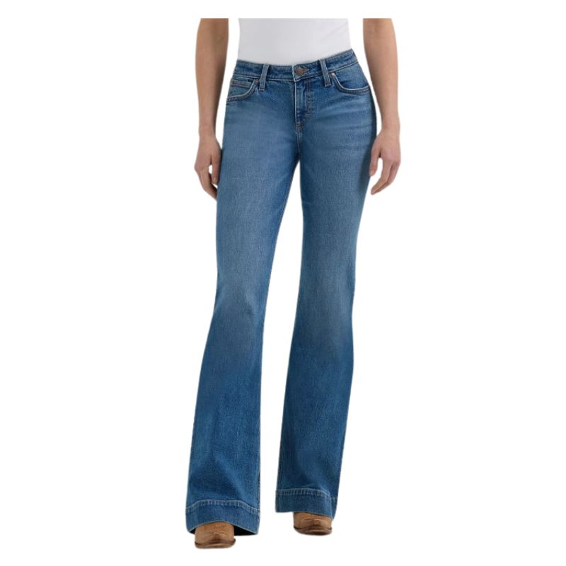 Wrangler Women's Mae Midrise Trouser Jean- Allison