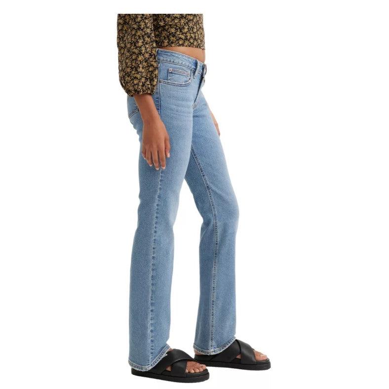 Levi Women's Super-Low Bootcut Jeans - Hydrologic (Light Mid Wash)