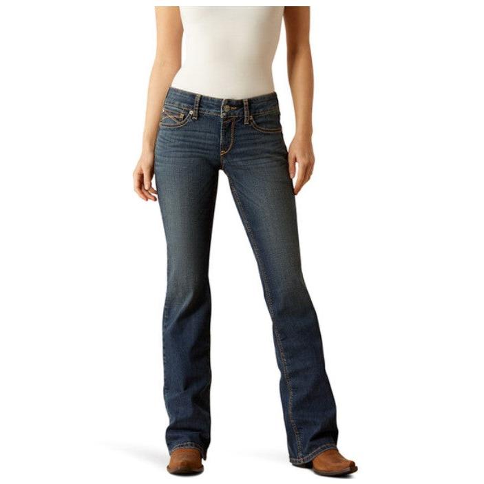 Ariat Women's Midrise Sonia Boot Cut Jeans- Ocean