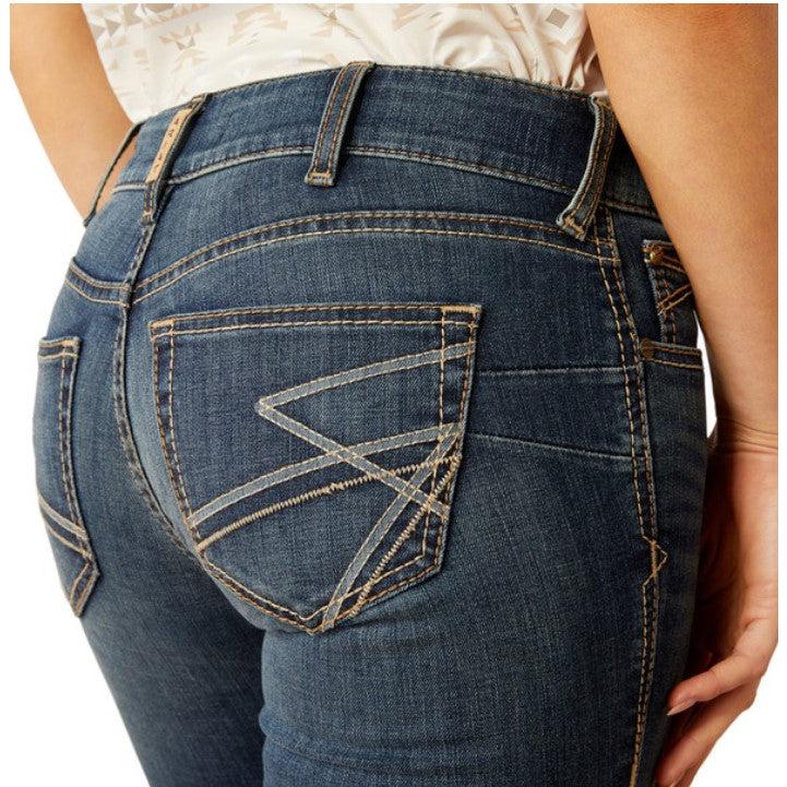 Ariat Women's Midrise Sonia Boot Cut Jeans- Ocean