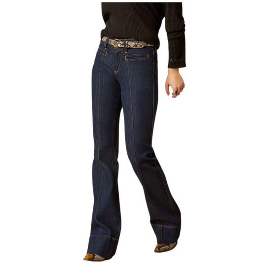 Ariat Women's Perfect Rise Lennon Slim Trouser Jean - Dark Rinse