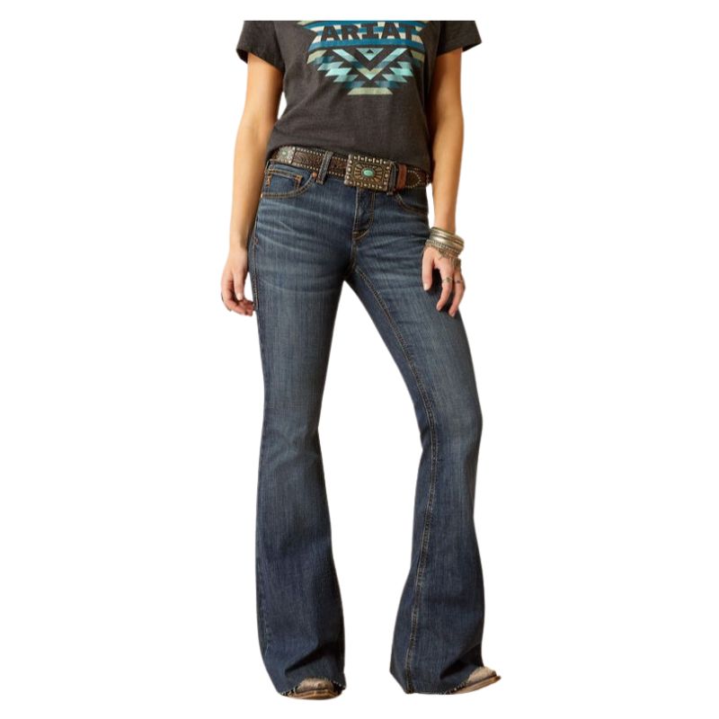 Ariat Women's Perfect Rise Kallie Flare Jeans- Florida