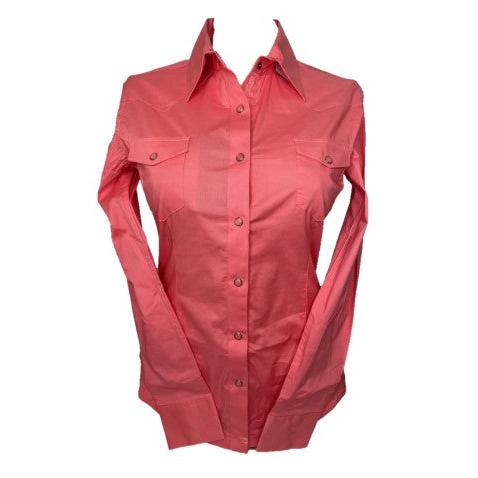 Panhandle Select Ladies LS Solid Snap Shirt