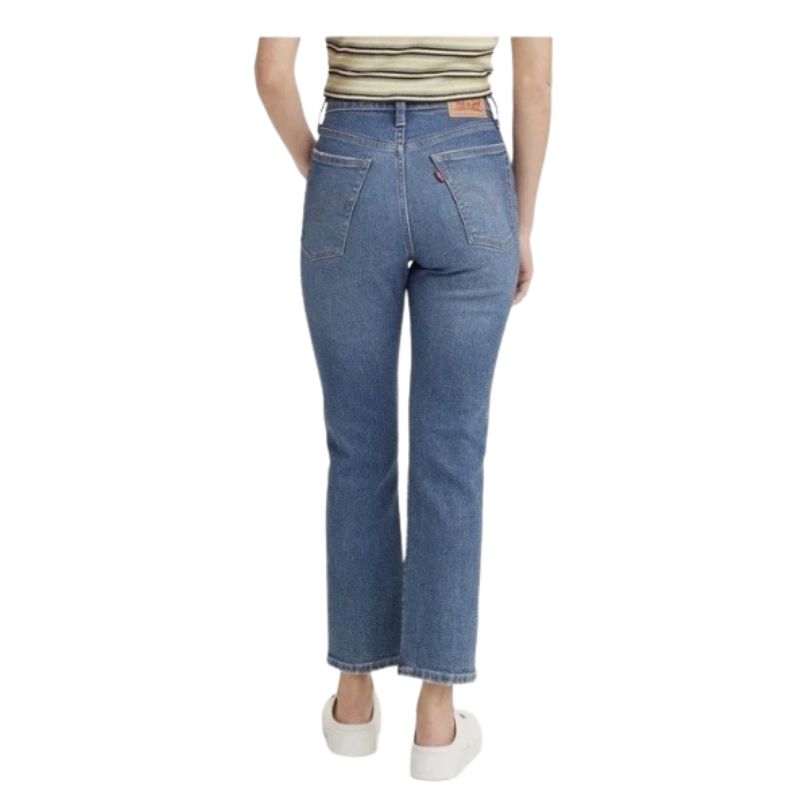 Levi Women's High Rise Wedgie Straight Jeans - Fall Star (Mid Wash)