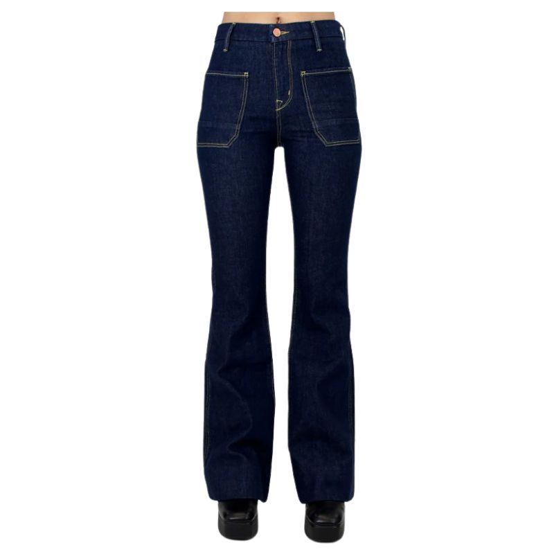 Porter Blue Wanderer High Rise Flare In Gracie