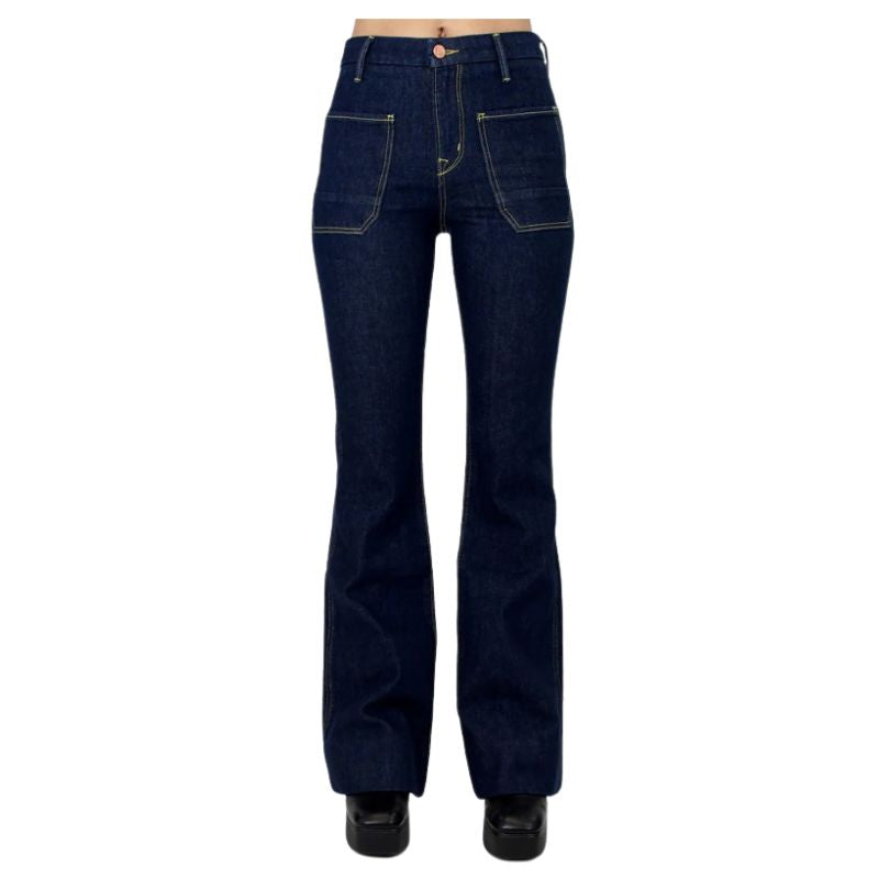Porter Blue Wanderer High Rise Flare In Gracie