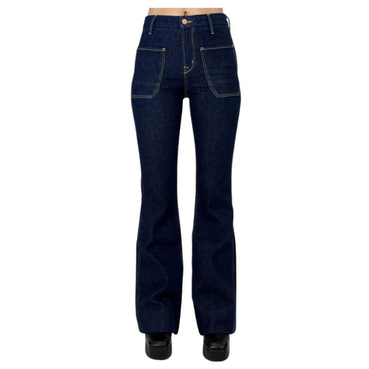 Porter Blue Wanderer High Rise Flare In Gracie