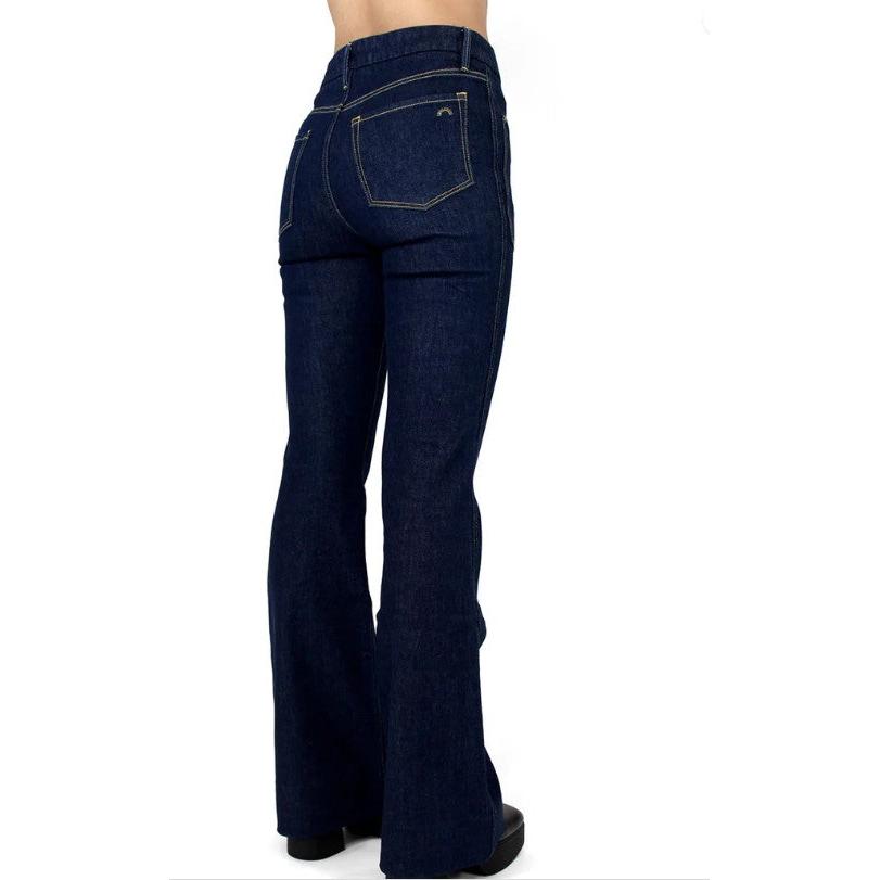 Porter Blue Wanderer High Rise Flare In Gracie