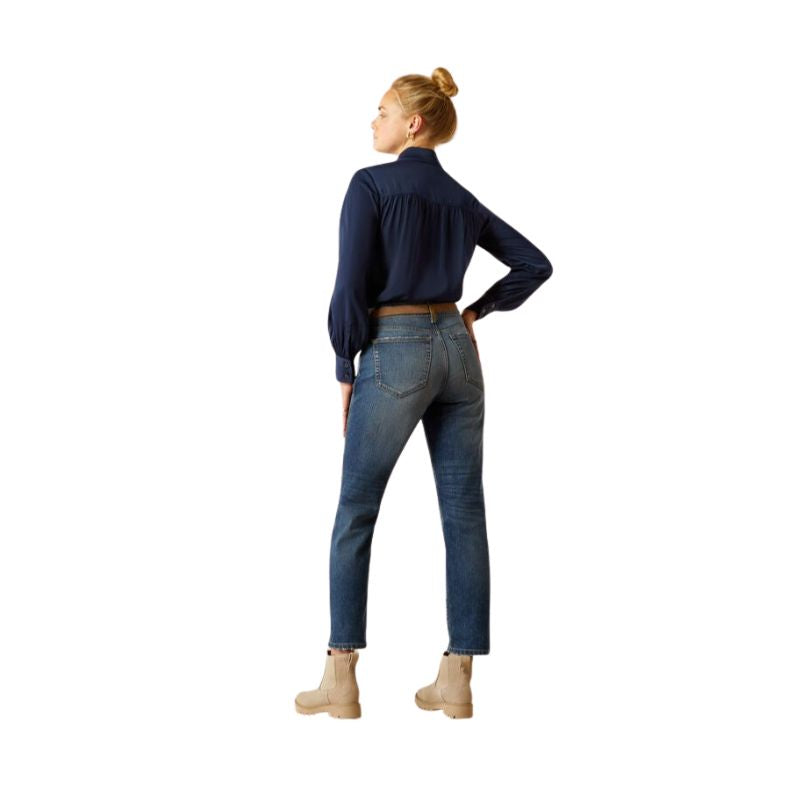 Ariat Women's High Rise Bridle Slim Straight Jean - Seattle - Irvine Tack & Western Wear