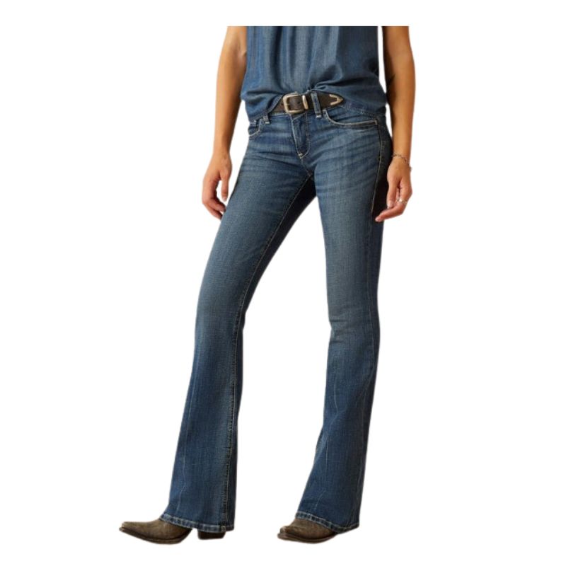 Ariat Women's Perfect Rise Christine Flare Jeans- Siren