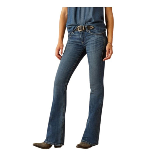 Ariat Women's Perfect Rise Christine Flare Jeans- Siren