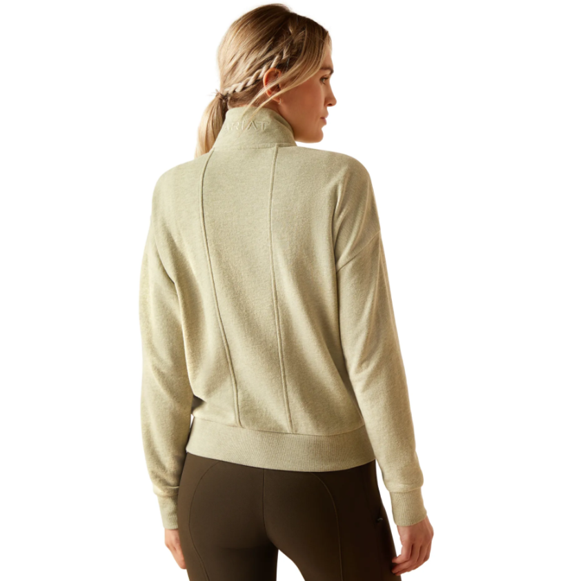 Ariat Women's Friday 1/2 Zip Sweatshirt - Heather Green