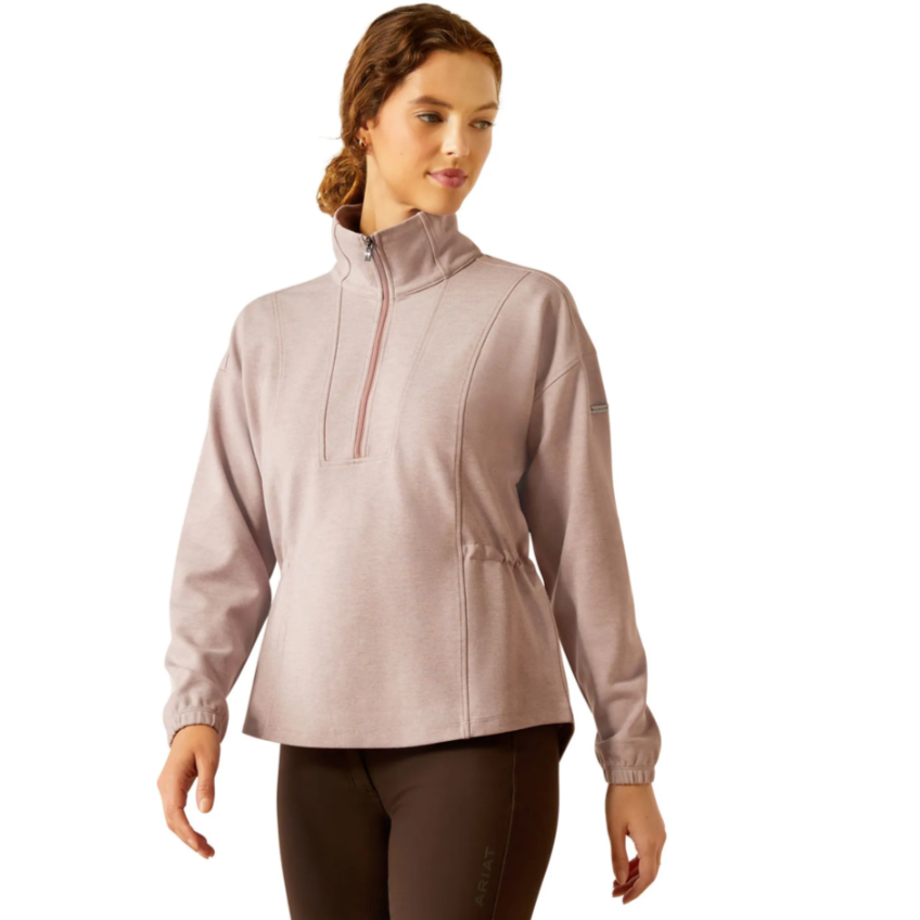 Ariat Women's Ryeland 1/2 Zip Sweatshirt - Purple Dove