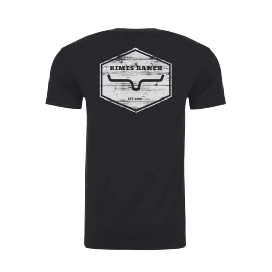 Kimes Ranch Men's Wooden Hex Tee Shirt - Multiple Colours