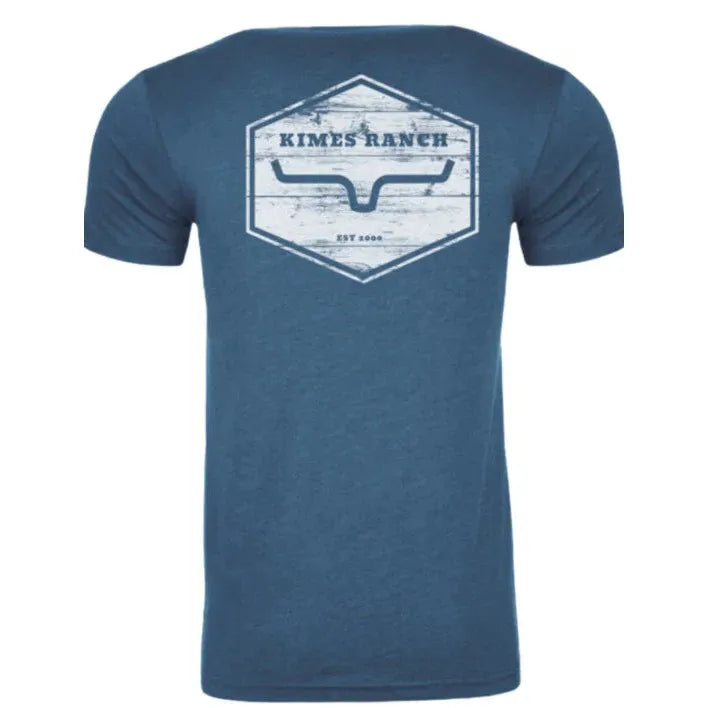 Kimes Ranch Men's Wooden Hex Tee Shirt - Multiple Colours