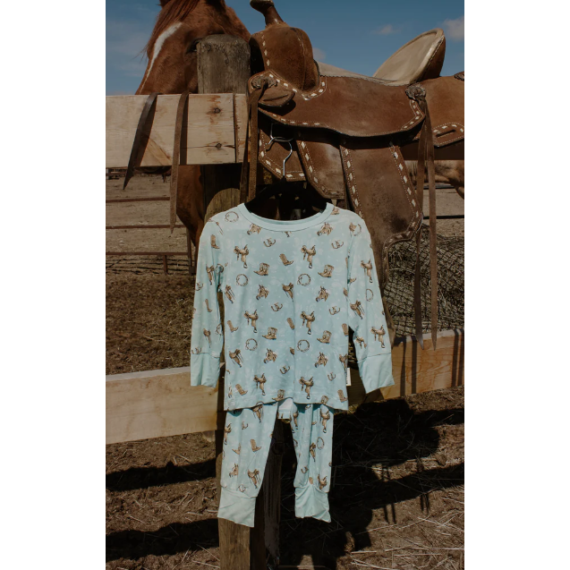 Boots & Bows Paisley Pony Toddler Sleep Set