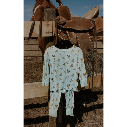 Boots & Bows Paisley Pony Toddler Sleep Set