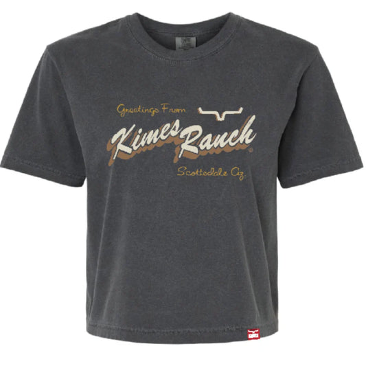 Kimes Women's Lucky B Greetings Short Sleeve Tee Shirt- Multiple Colours