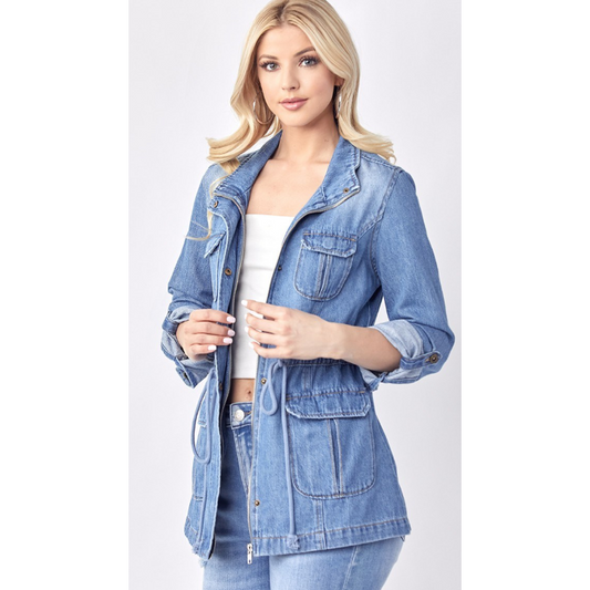 Risen Women's Anorak Light Weight Jacket- Medium