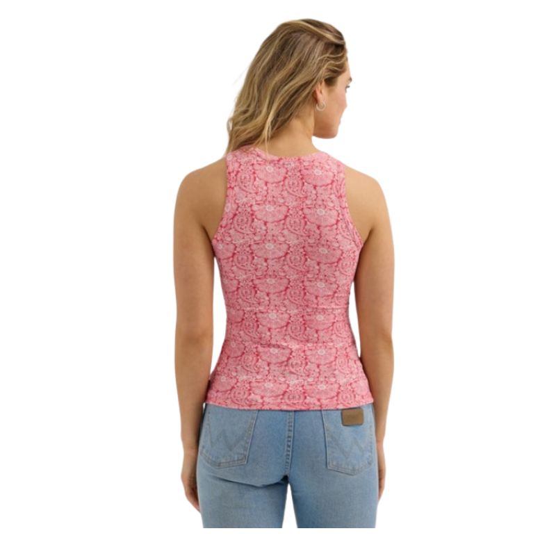 Wrangler Women's Retro Americana  Goddess Tank- Red