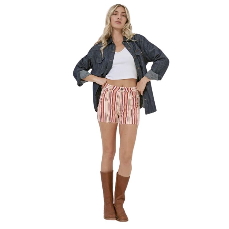 Wrangler Women's Retro High Rise Cowboy Shorts- Natalie