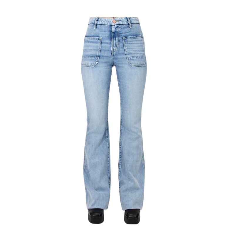 Porter Blue Wanderer High Rise Flare
