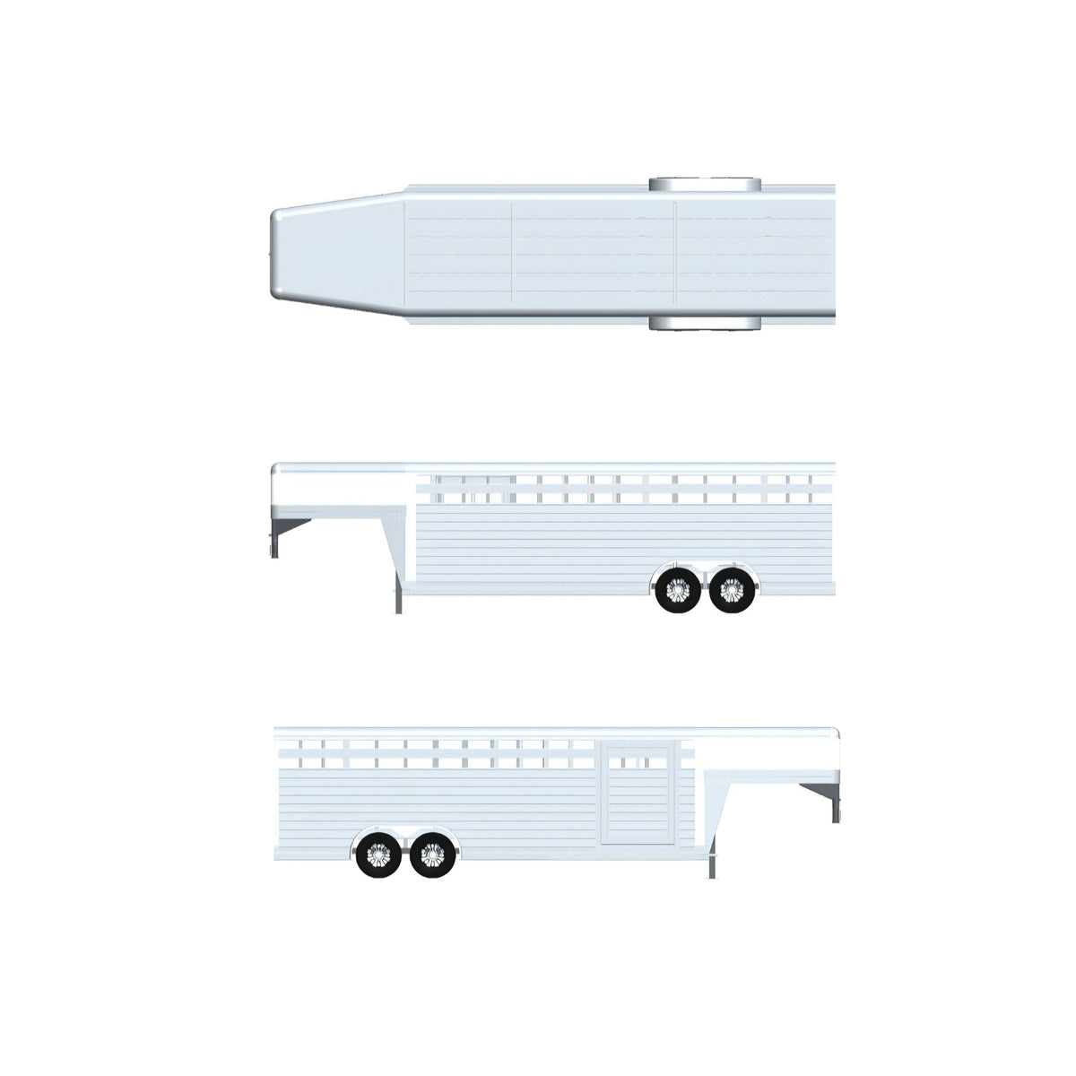 2027 4-Star 24' Stock Trailer