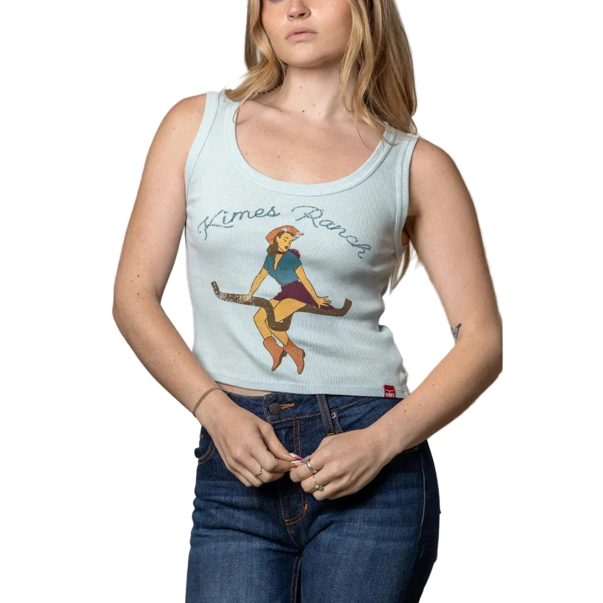 Kimes Women's See Saw Tank Top- Muliple Colours