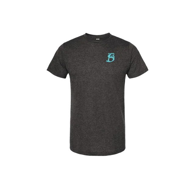 Stackin Bills Totem Tee Shirt - Charcoal