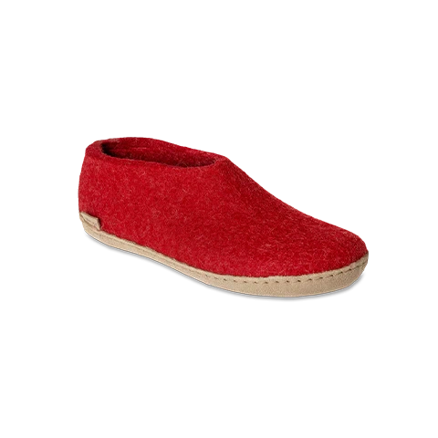 Glerups Leather Sole Shoes - Red