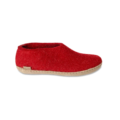 Glerups Leather Sole Shoes - Red