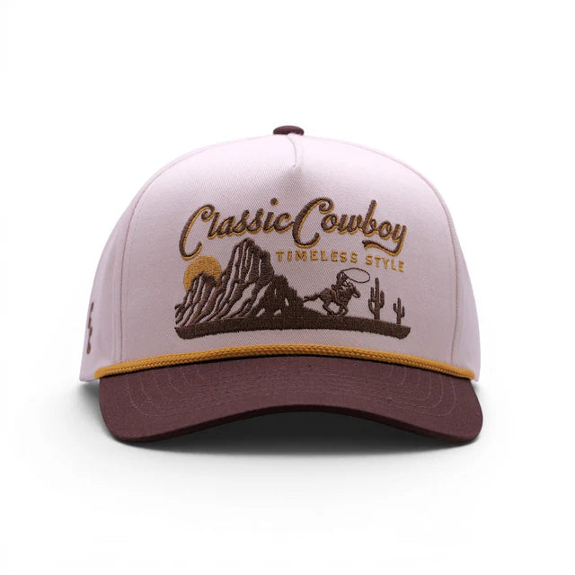 Classic Cowboy Unisex The Sierra Ball Cap - Brown