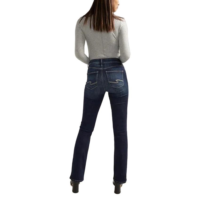 Silver Women's Avery High Rise Slim Boot Cut Jean - Indigo