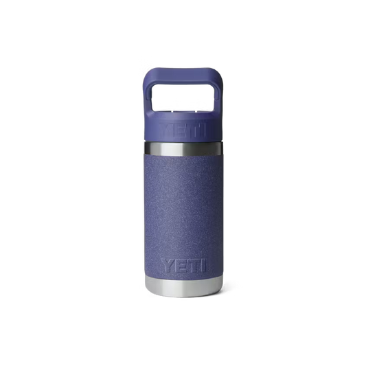 Yeti Rambler Jr 355ml Kids Water Bottle w/Coloured Straw Cap - Moon Dust