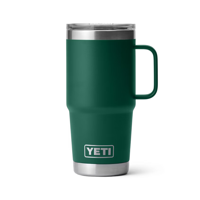 YETI Rambler 591 mL Travel Mug with StrongHold Lid - Black Forest Green