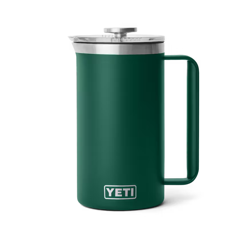 Yeti Rambler 1 Litre French Press - Black Forest Green