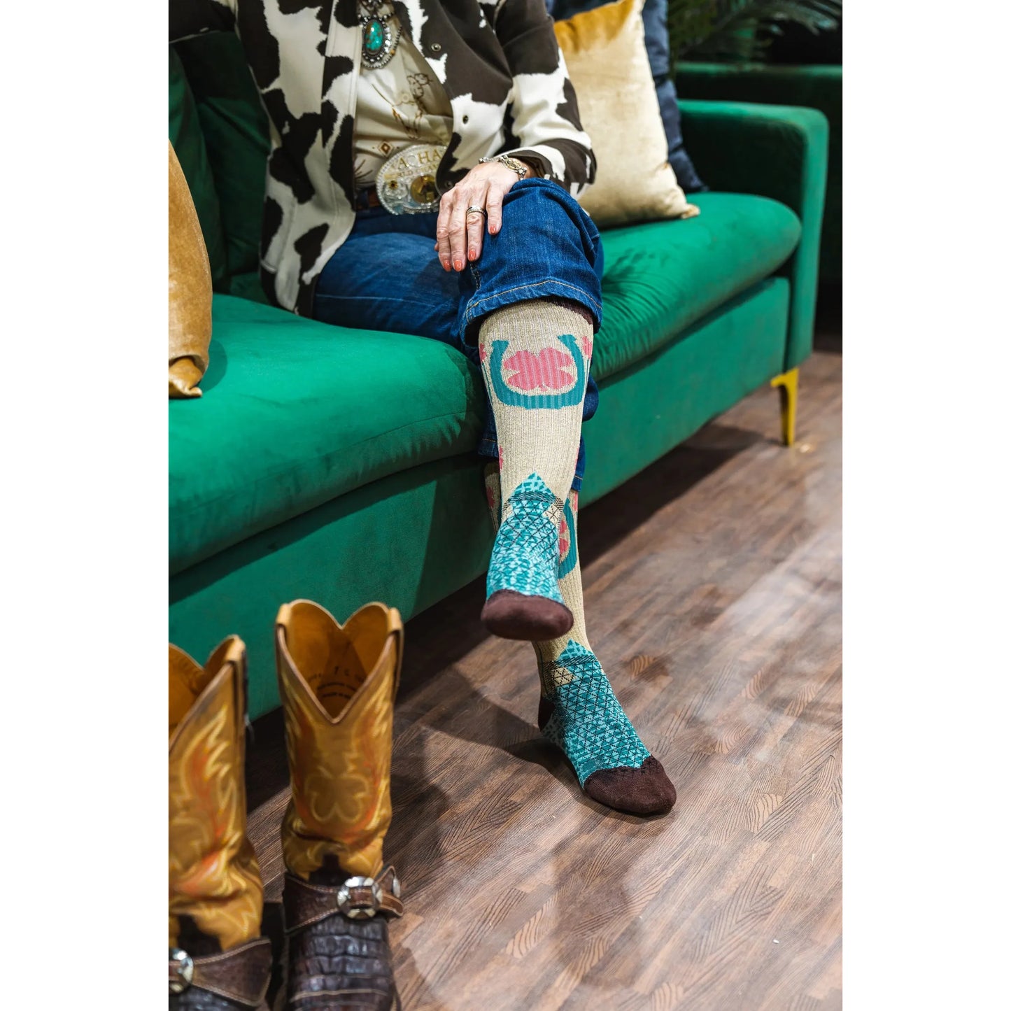 Lucky Chuck Lucky Shit Kickers Performance Boot Socks