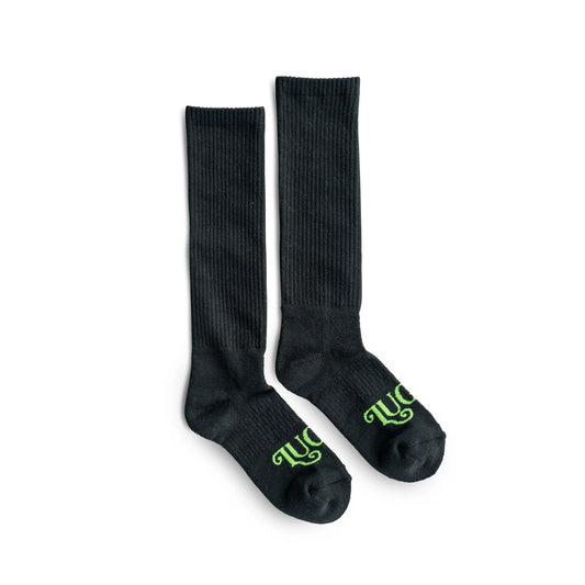 Lucky Chuck The Cowboy Black Performance Boot Socks