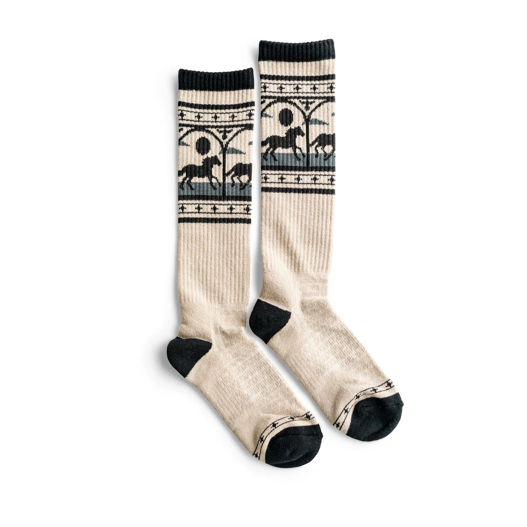 Lucky Chuck Bad Cowgirl Co. Midnight Stampede Performance Boot Socks