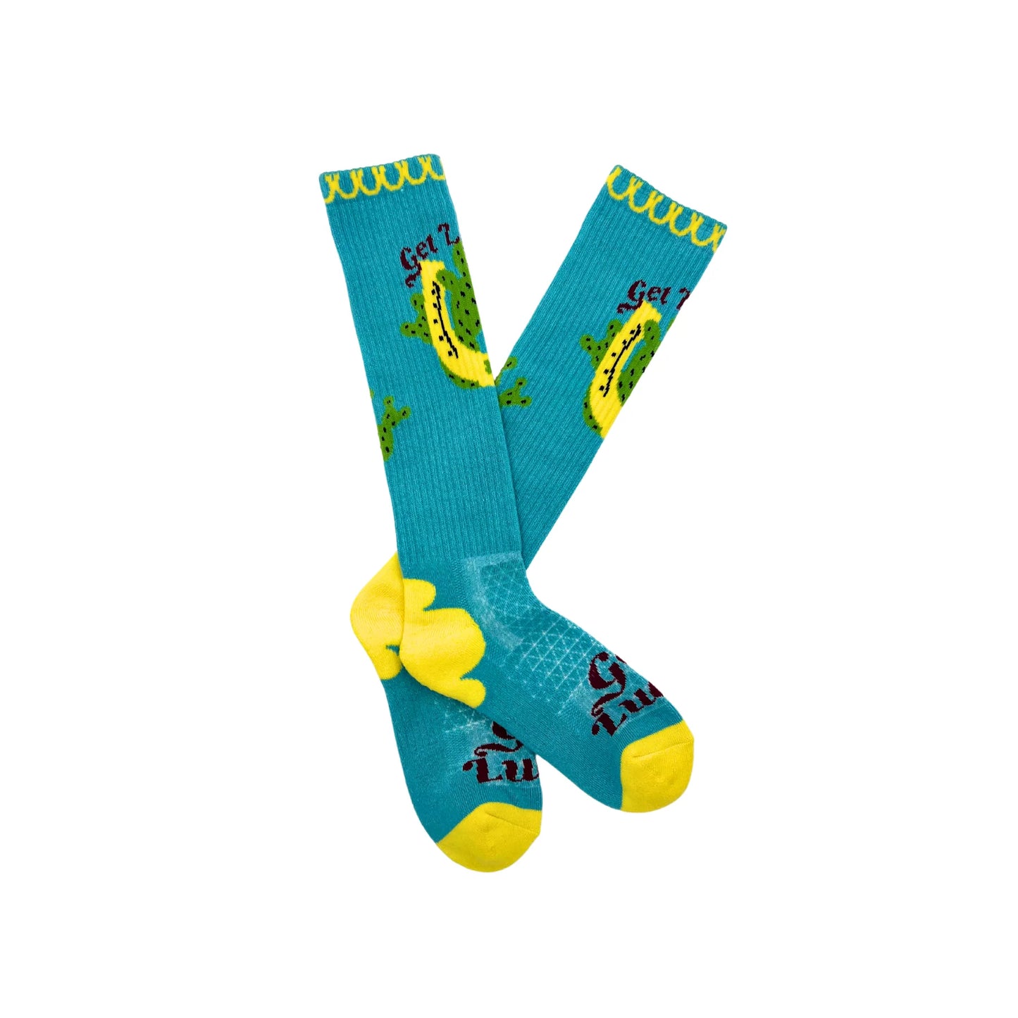 Lucky Chuck Get Lucky Aqua Performance Boot Socks