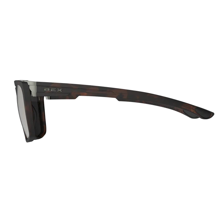 BEX Adams Sunglasses - Tortoise Brown/Brown (Silver Flash)