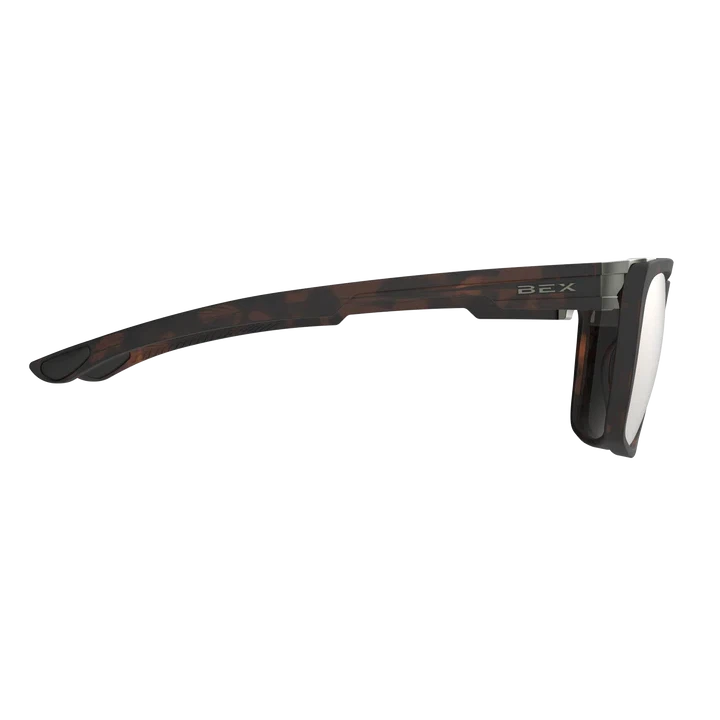 BEX Adams Sunglasses - Tortoise Brown/Brown (Silver Flash)